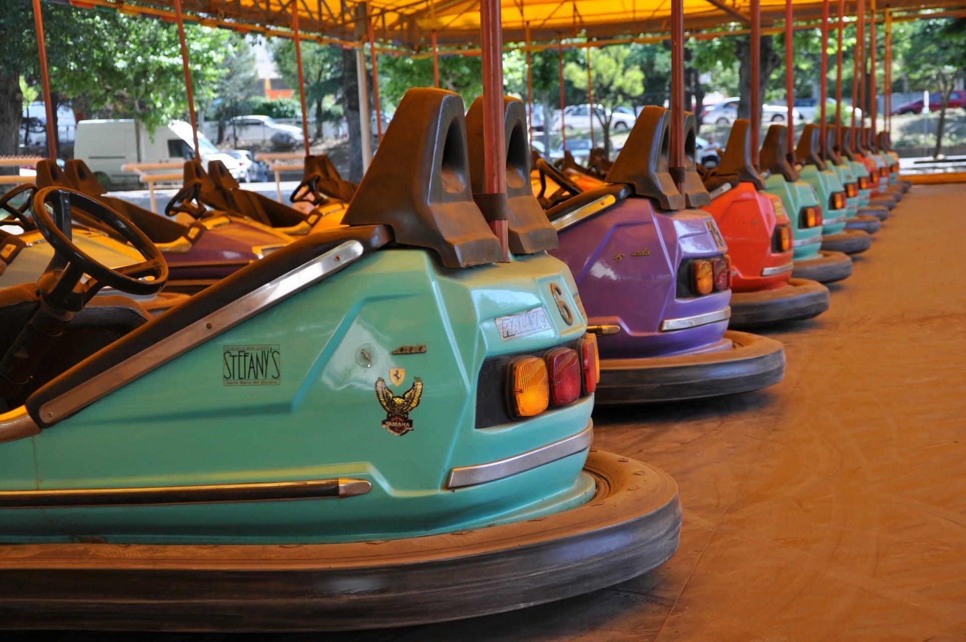 Fotos: Recuerdos y momentos de los coches de choque de Papalaguinda