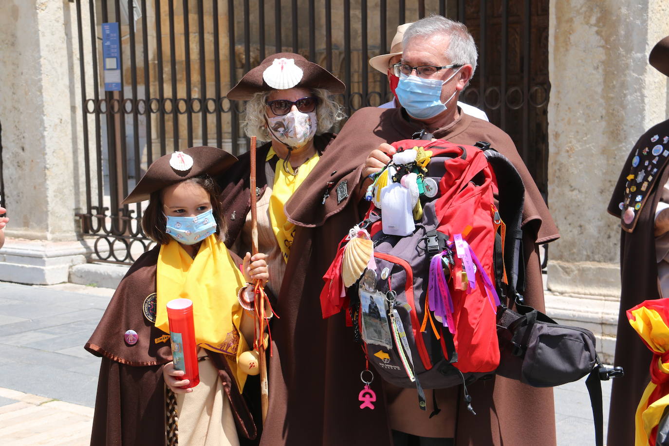 Fotos: La Luz del Camino llega a León