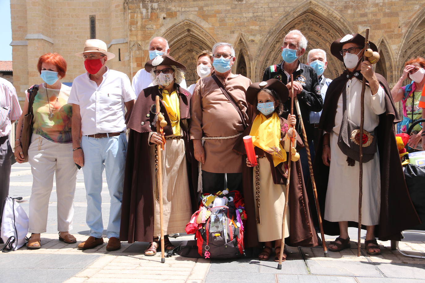 Fotos: La Luz del Camino llega a León
