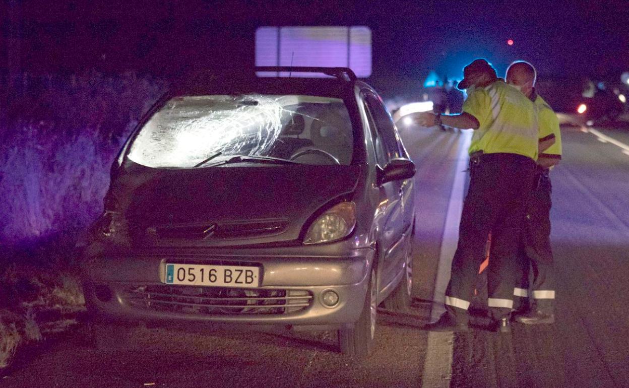 Imagen del lugar del accidente. 