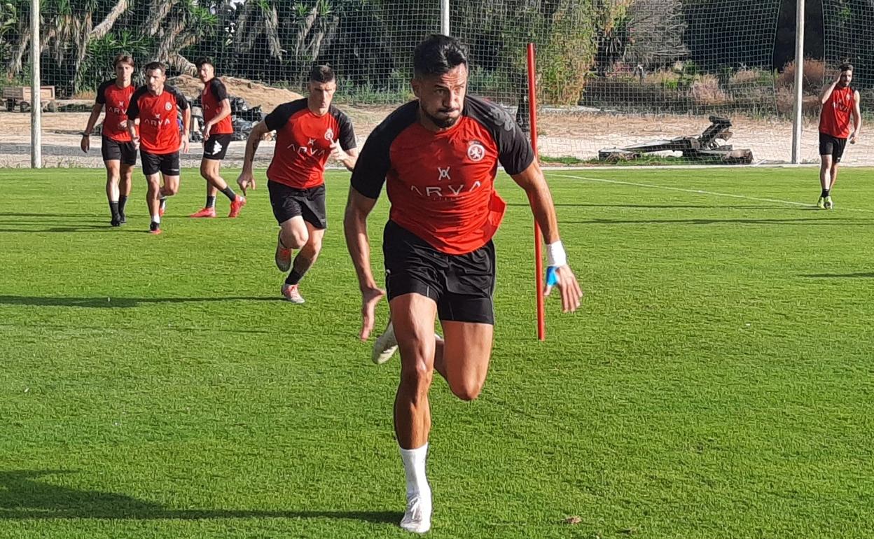 Imagen del último entrenamiento del equipo. 