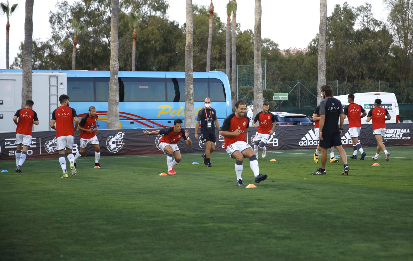 El Marbella Fútbol Center acogió el partido de la primera eliminatoria del playoff exprés