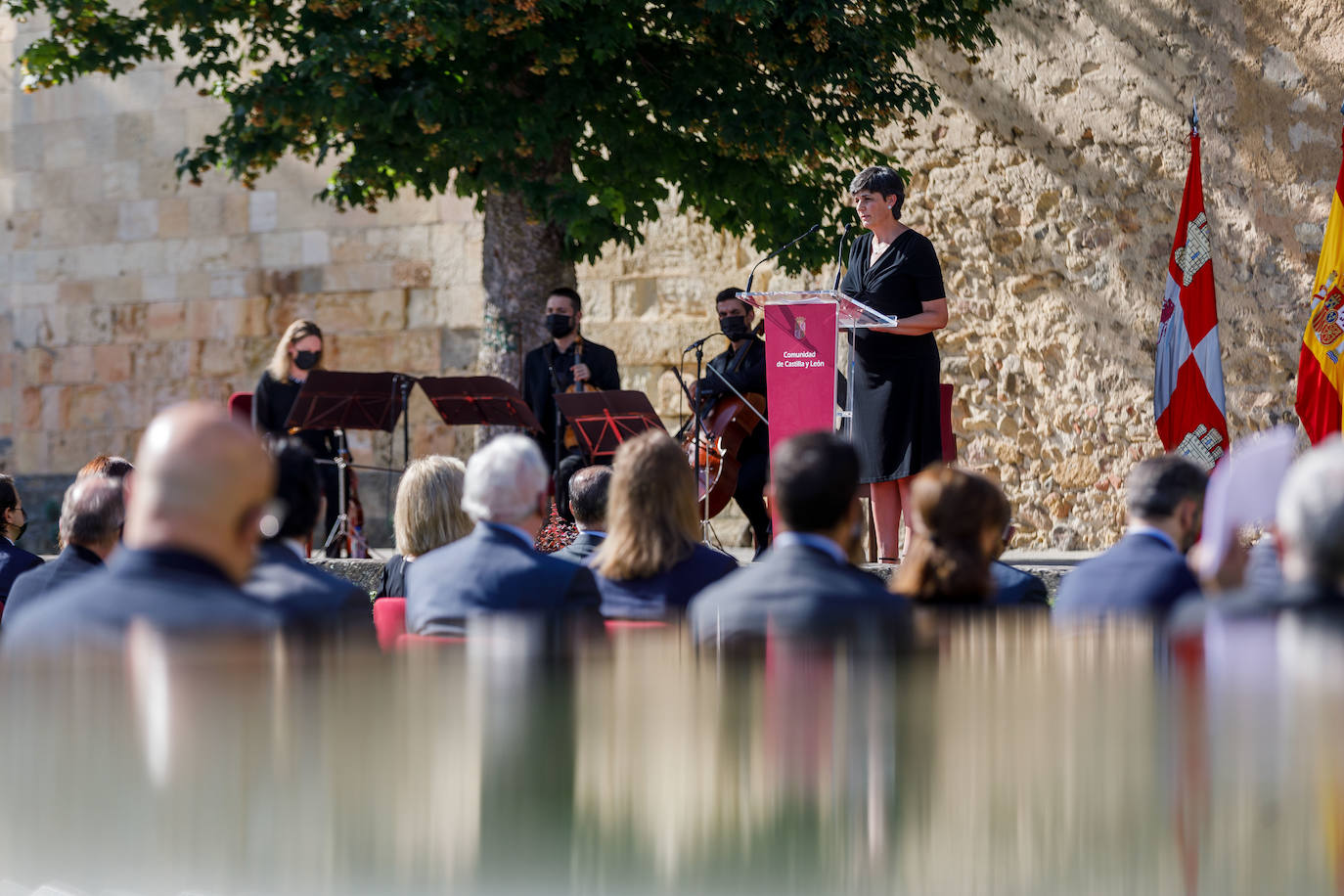 Fotos: Homenaje institucional de la Junta a las víctimas de la covid-19