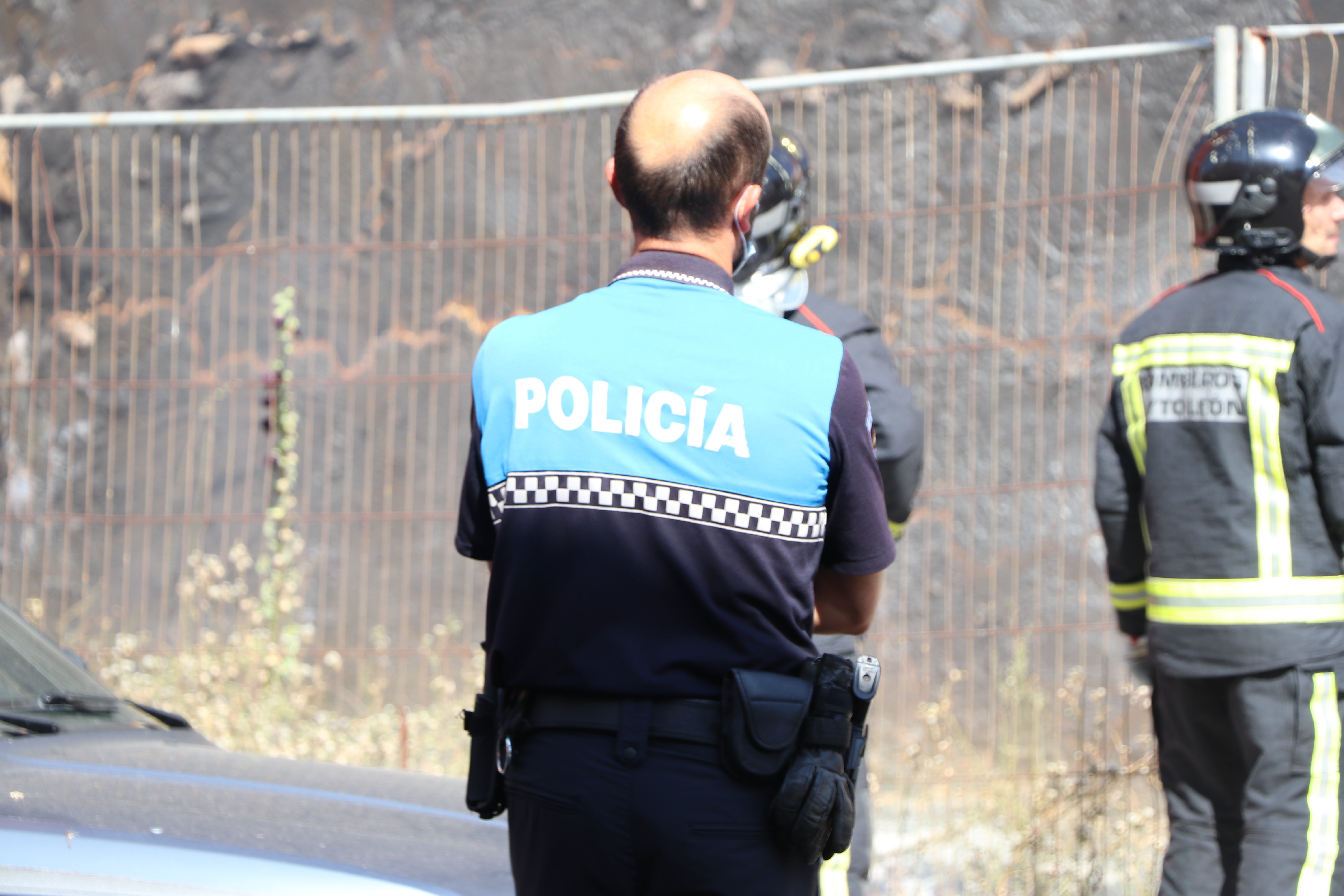 El incendio aparentaba mayor gravedad en los primeros momentos. 