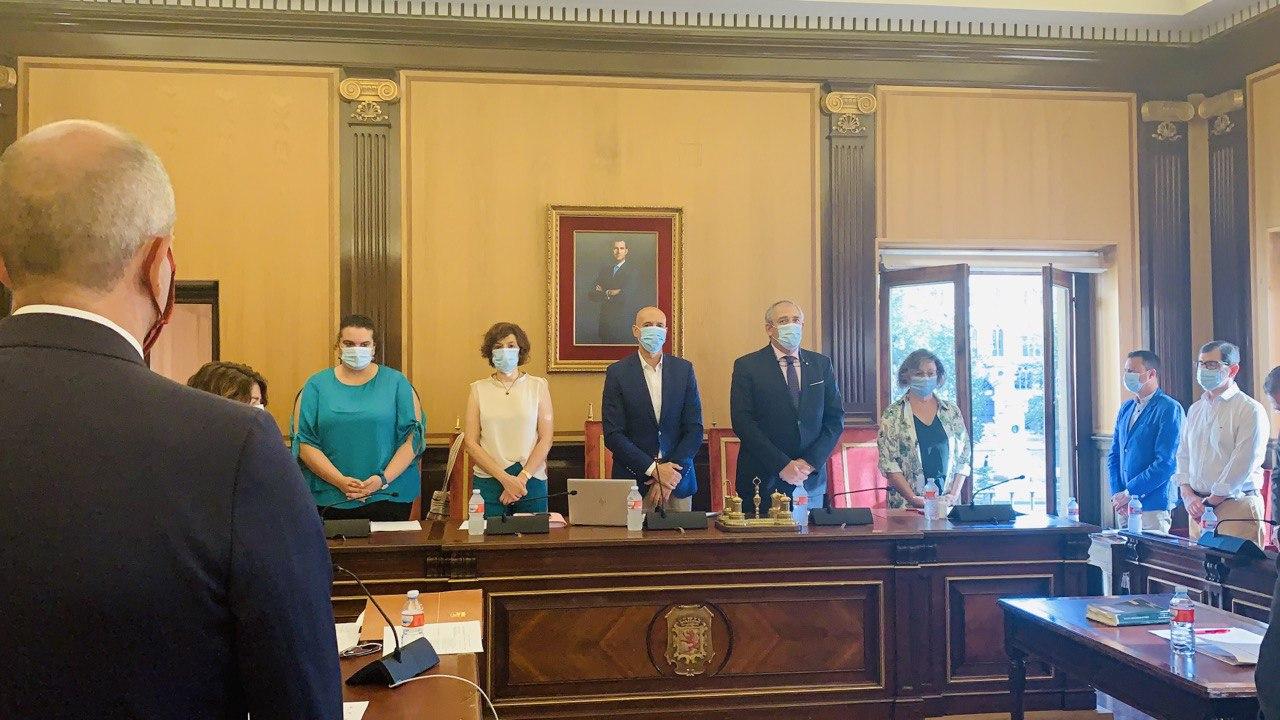 Sesión ordinaria del pleno del Ayuntamiento de León.