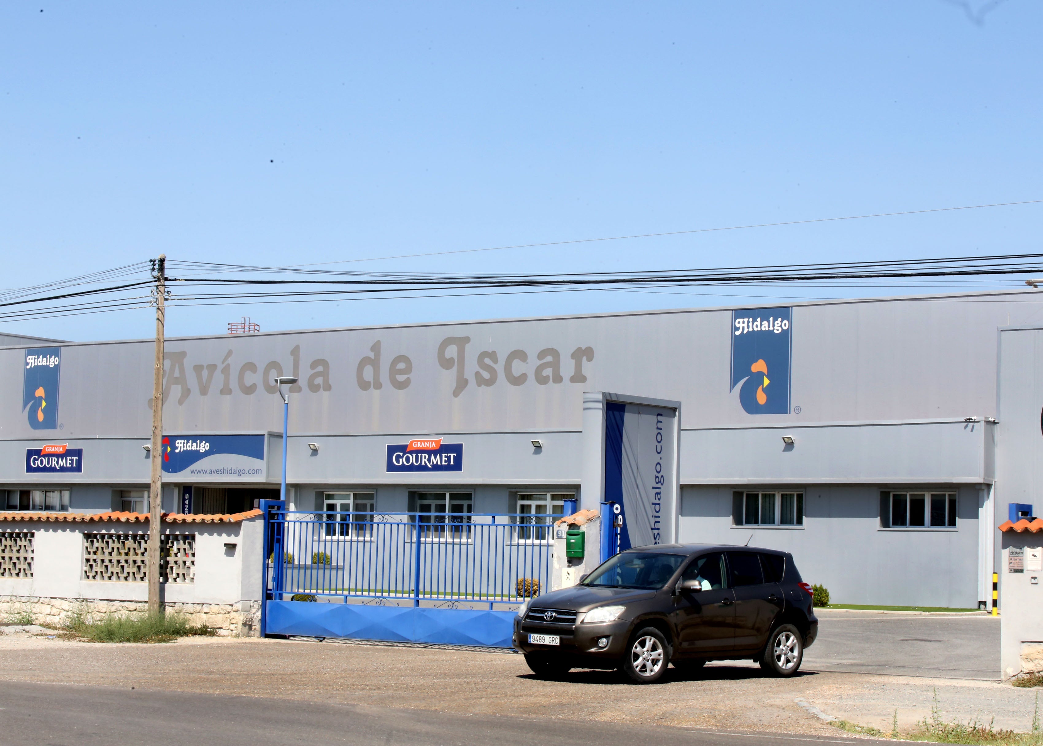 Avícola de Íscar, lugar donde se produjeron los primeros brotes de Covid-19 en esta localidad vallisoletana