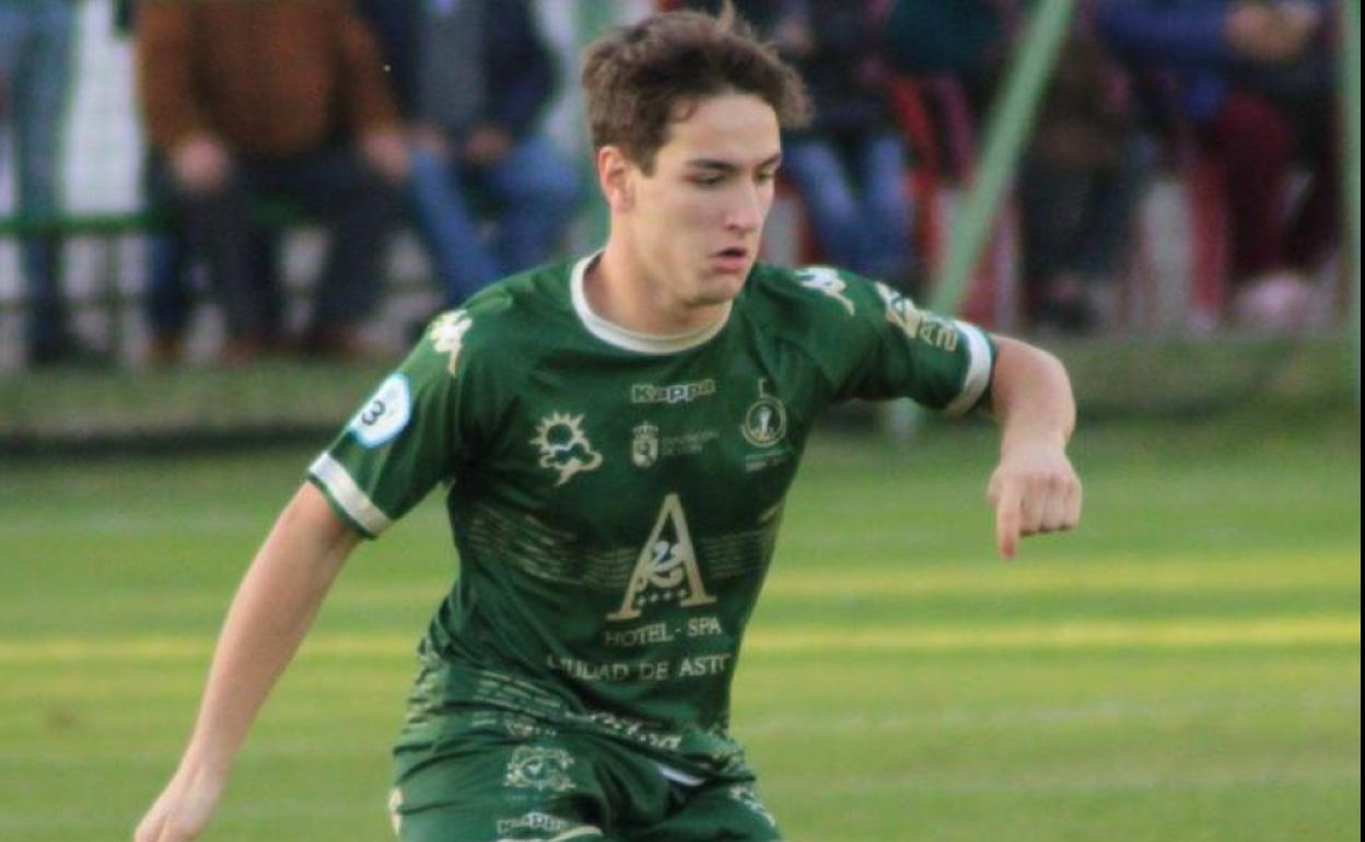 Farago, en un partido con el Atlético Astorga.