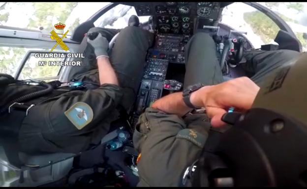 Vídeo del rescate de la Guardia Civil