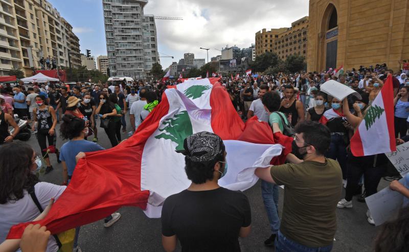 Fotos: Jornada de protestas contra el Gobierno en Beirut