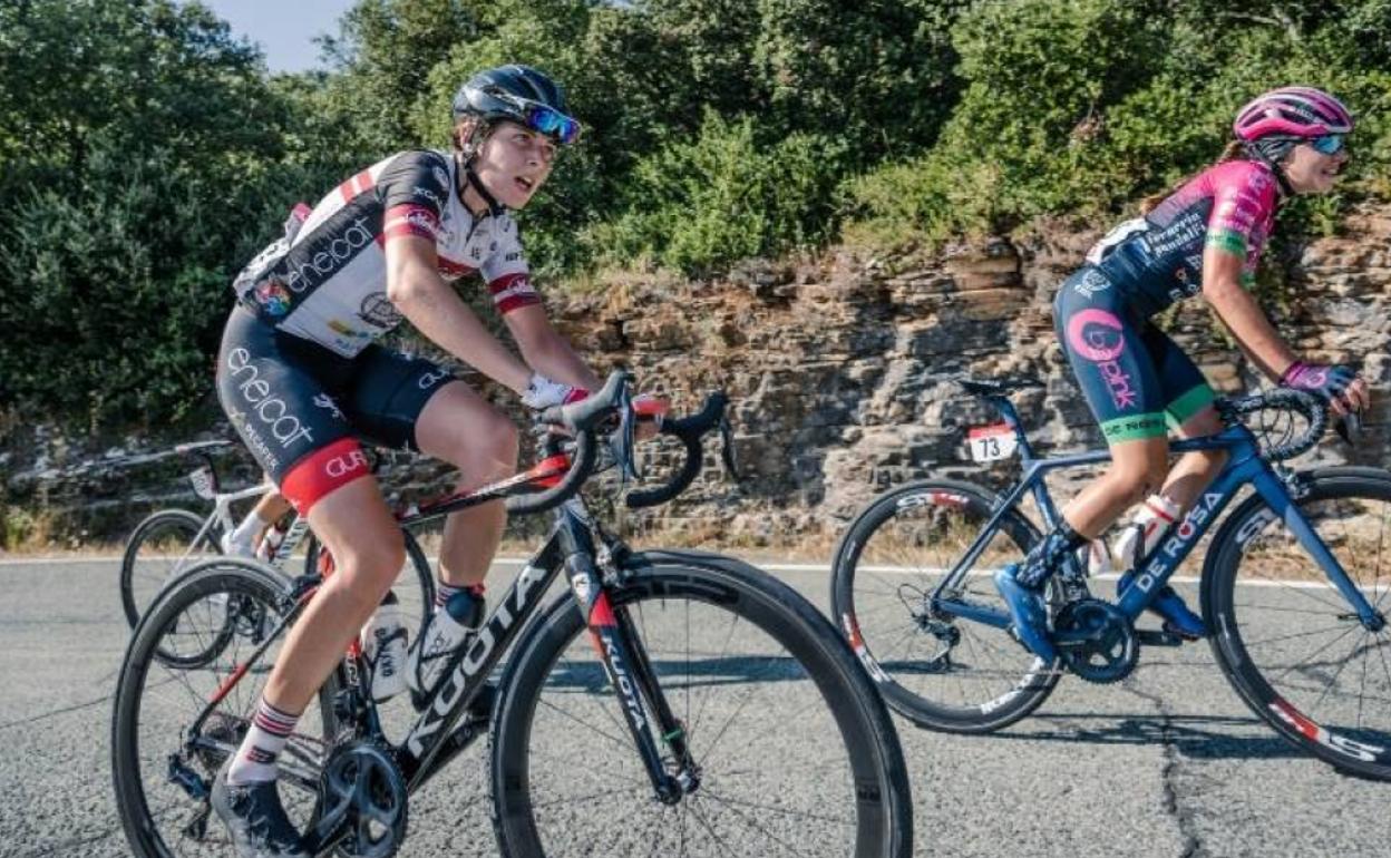 Lija Laizane, en una carrera con el Eneicat RBH Global.