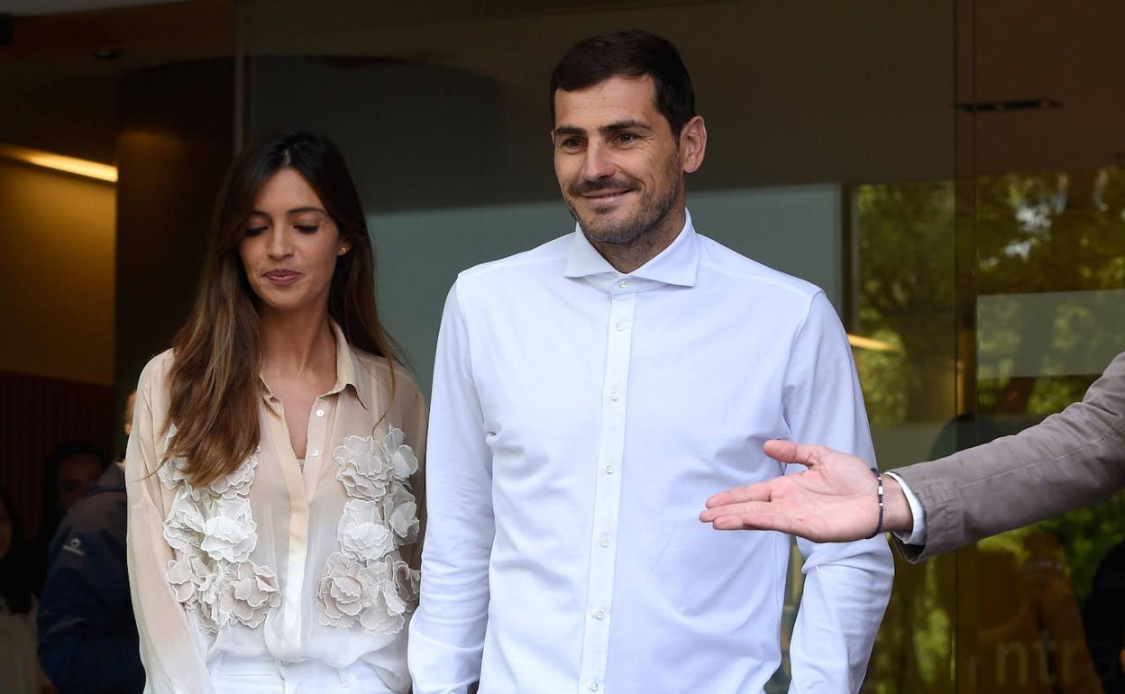 Iker Casillas y Sara Carbonero.