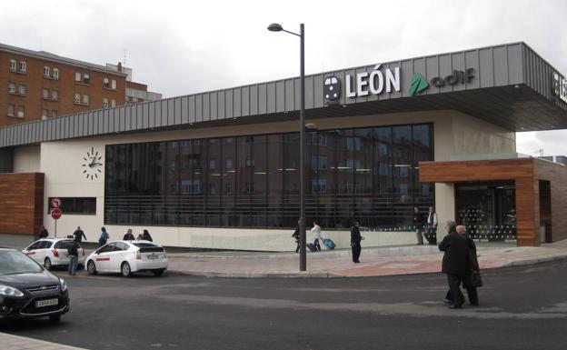 Estación de trenes de León. 