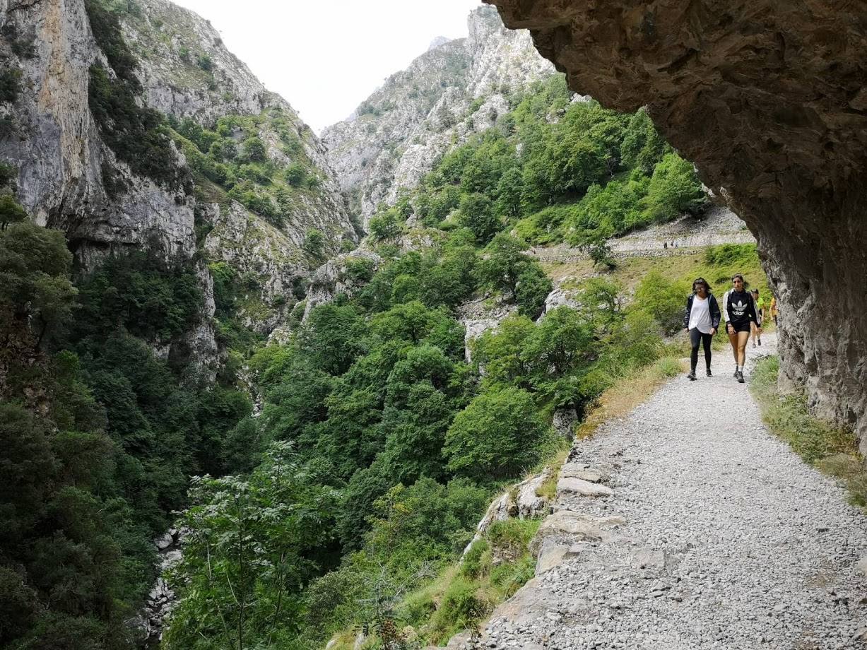 Ruta del Cares en Picos de Europa. 