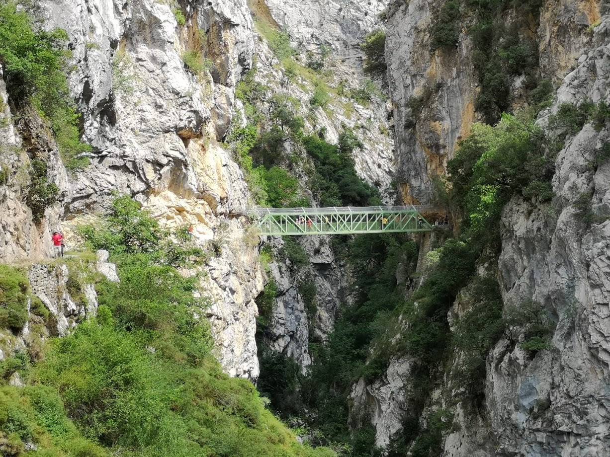 Ruta del Cares en Picos de Europa. 