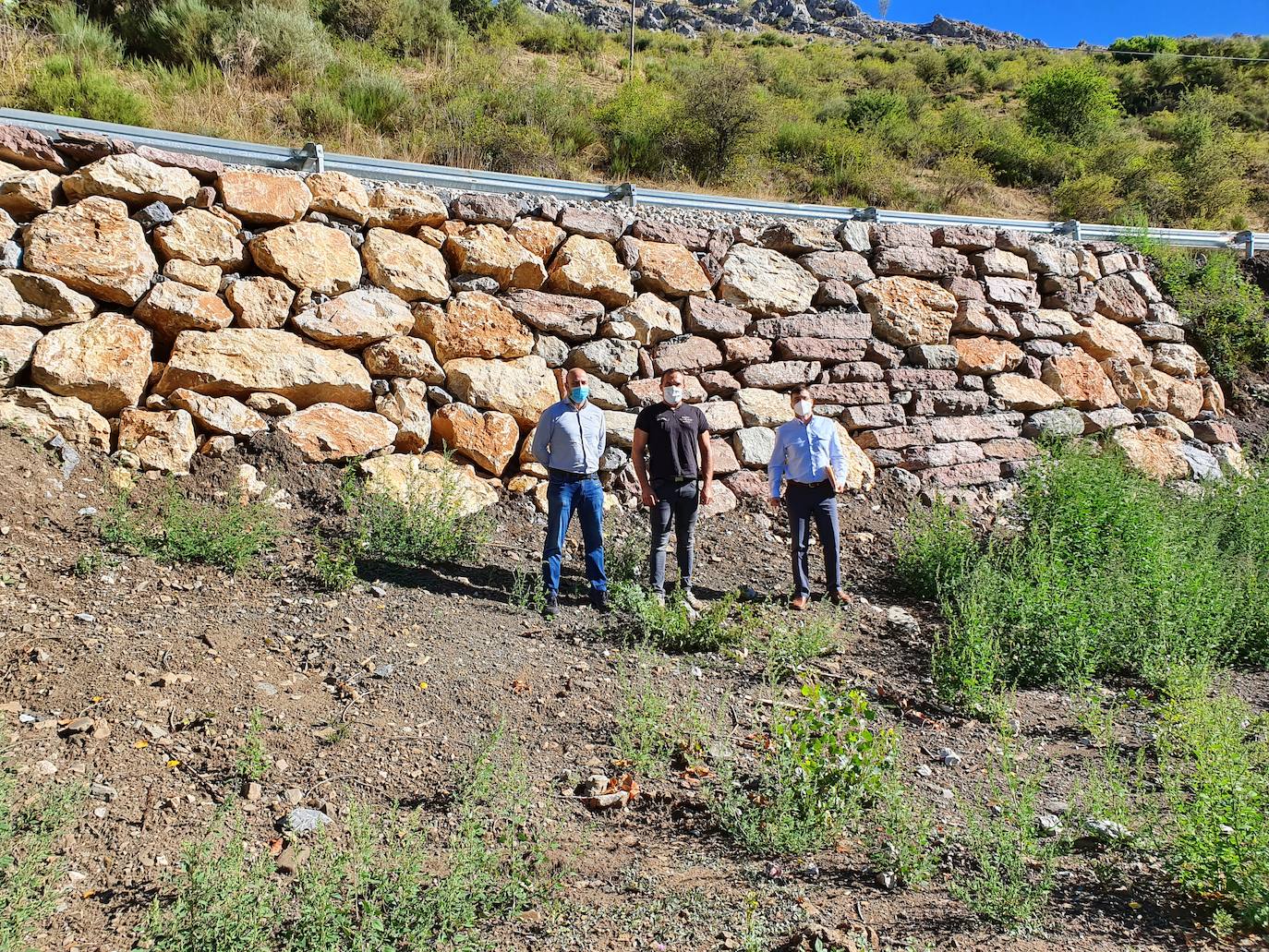 Fotos: Obras de emergencias en carreteras de la Diputación