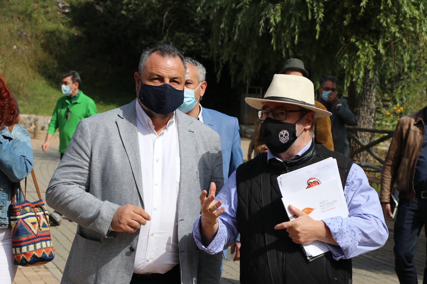 Inauguración de la V Edición de 'Valporquero, arte y naturaleza'