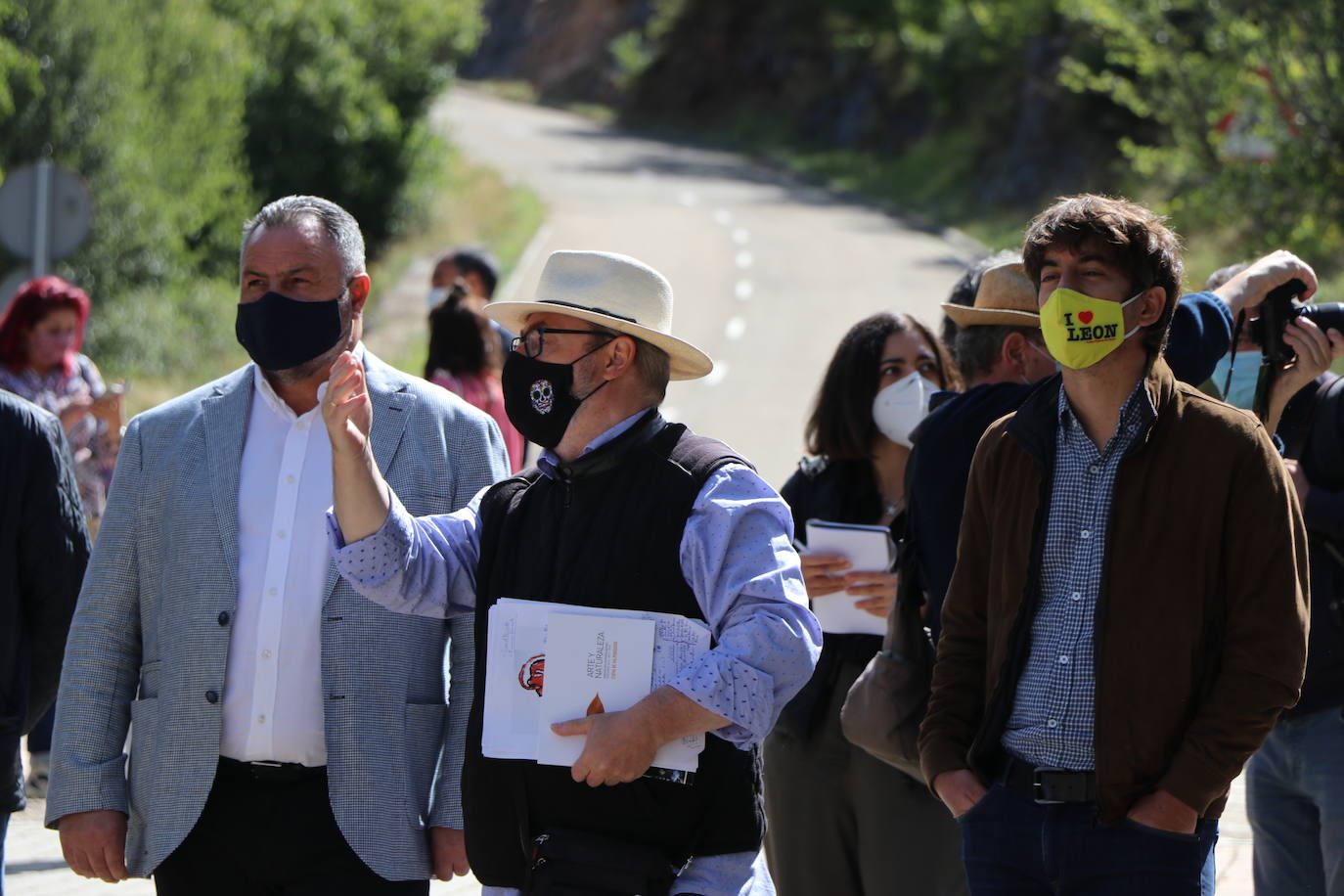 Inauguración de la V Edición de 'Valporquero, arte y naturaleza'