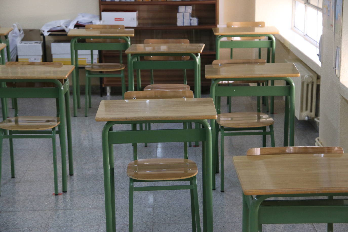 El centro educativo se prepara para que los más pequeños regresen al aula entre medidas de seguridad.