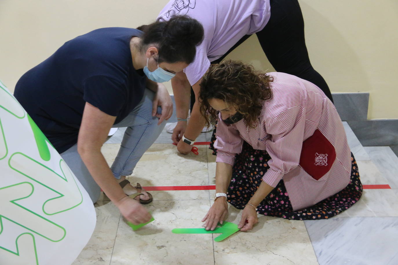 El centro educativo se prepara para que los más pequeños regresen al aula entre medidas de seguridad.