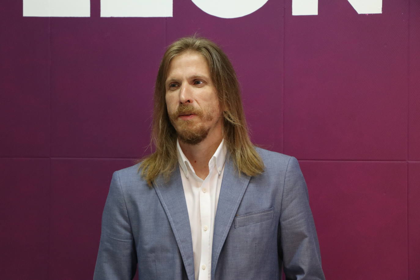 Pablo Fernández en rueda de prensa. 