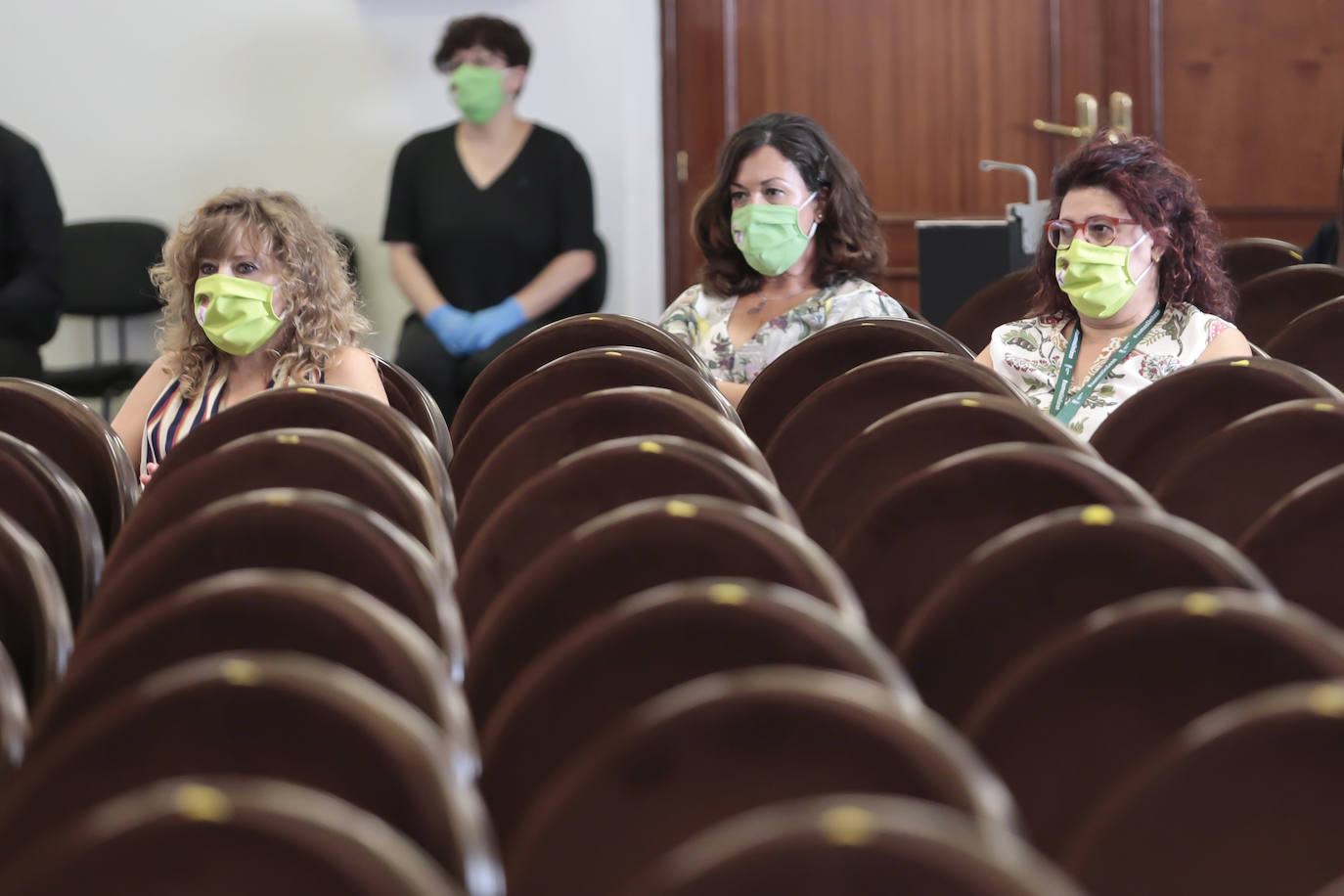 Ceremonia de investidura de Juan Francisco García Marín como rector de la Universidad de León.