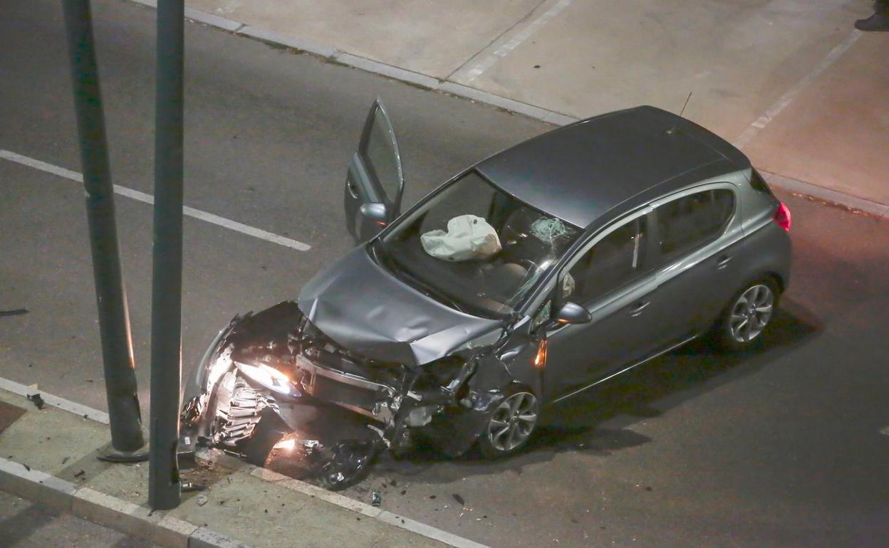 Imagen del lugar en el que se ha producido el accidente.