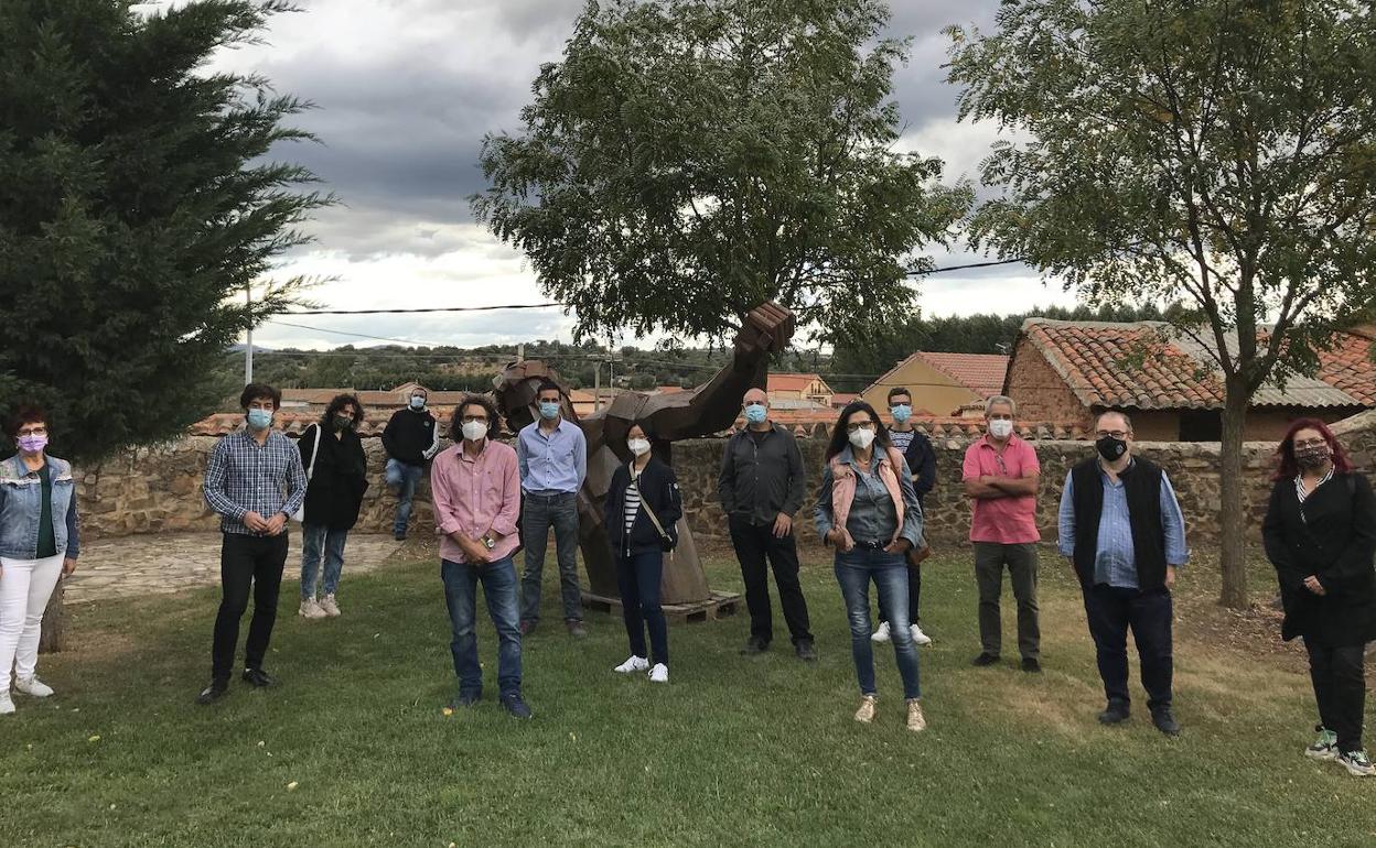 Inauguración de la exposición.