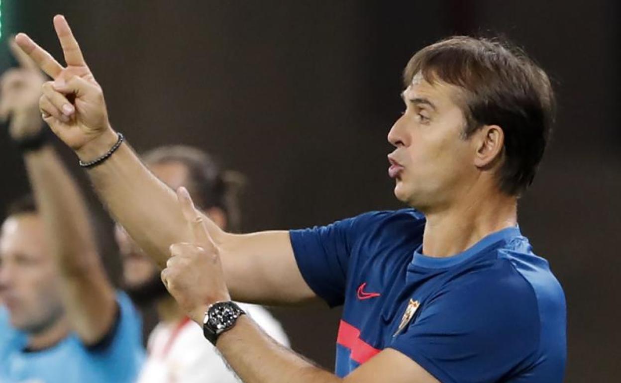 Julen Lopetegui, entrenador del Sevilla. 