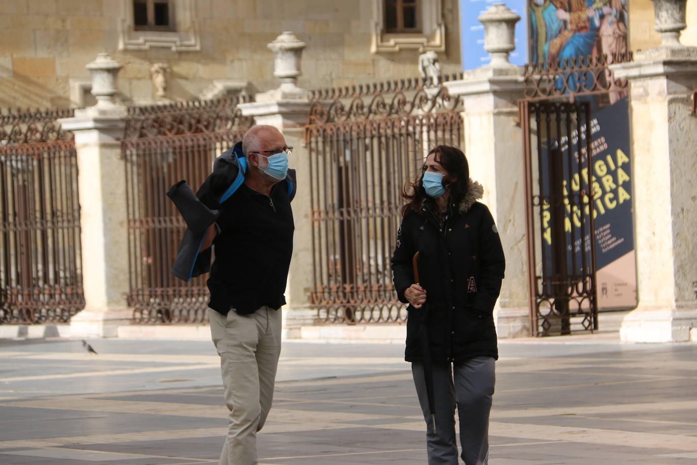 Fotos: El turismo se borra de León