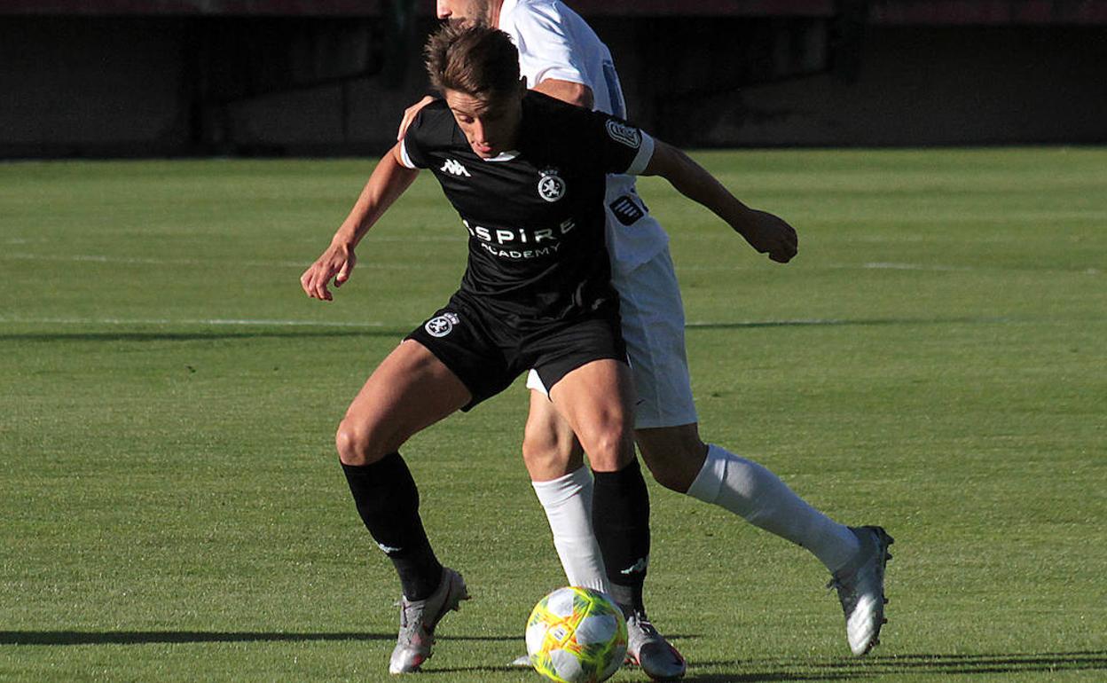 Luque, en un partido de pretemporada.