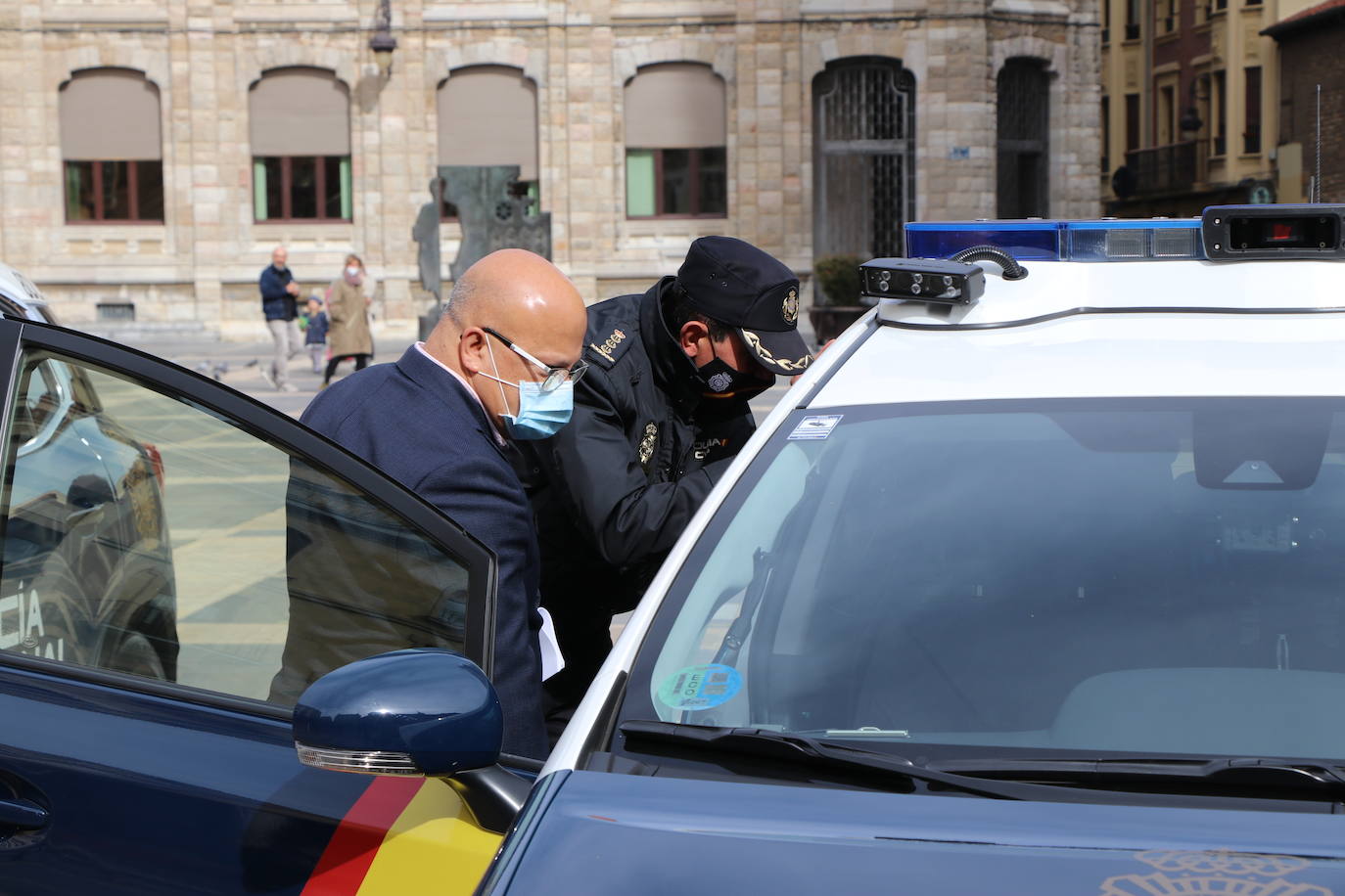 Los nuevos coches de la Policía Nacional. 