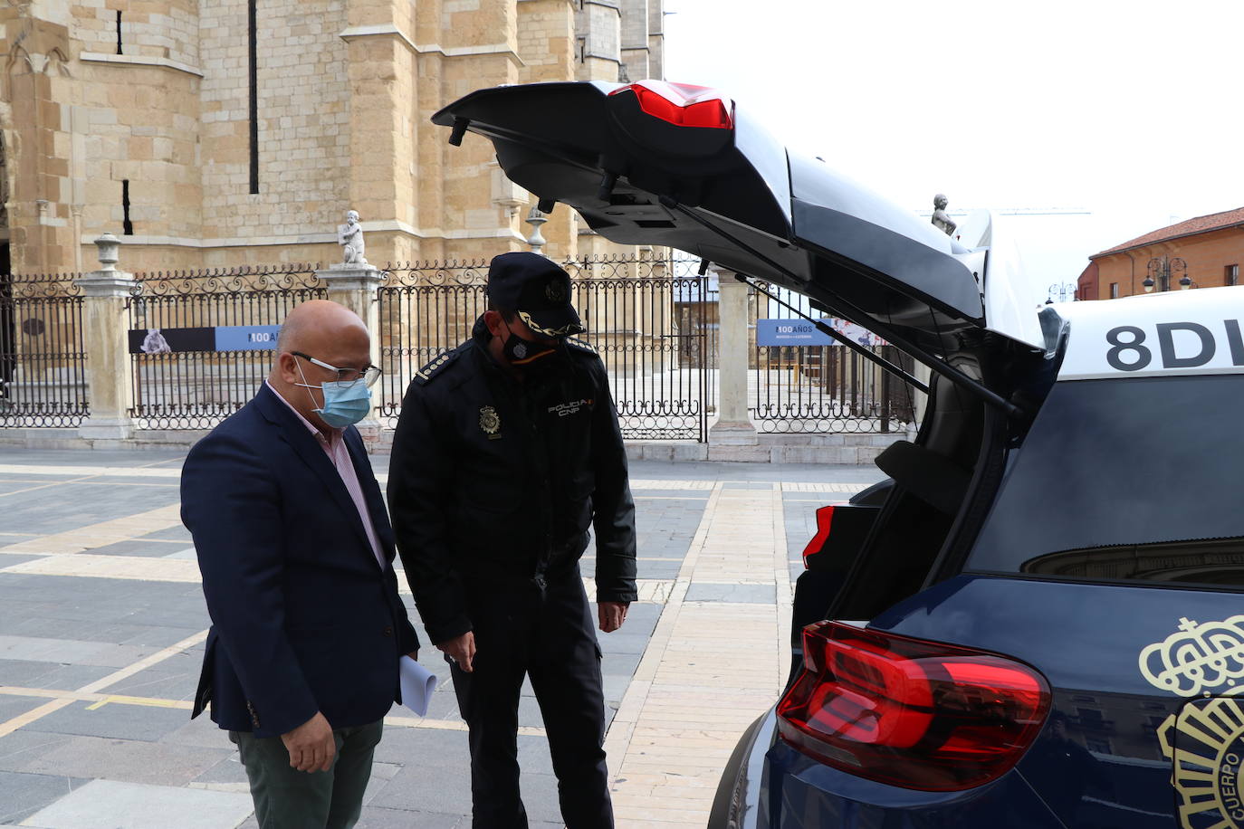 Los nuevos coches de la Policía Nacional. 