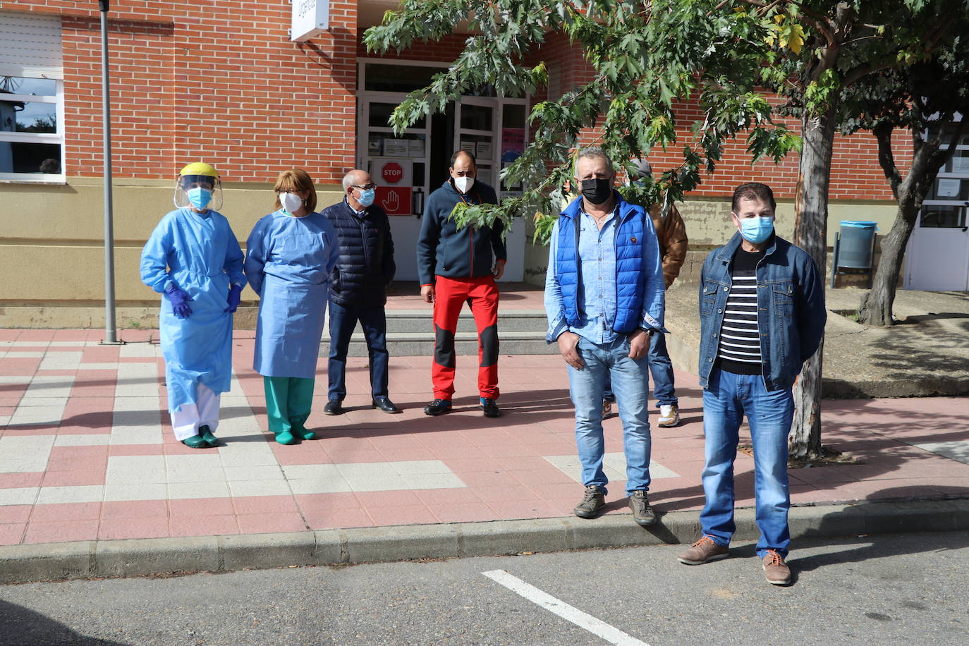 Fotos: Movilización para reivindicar una sanidad rural pública y de calidad en Mansilla de las Mulas