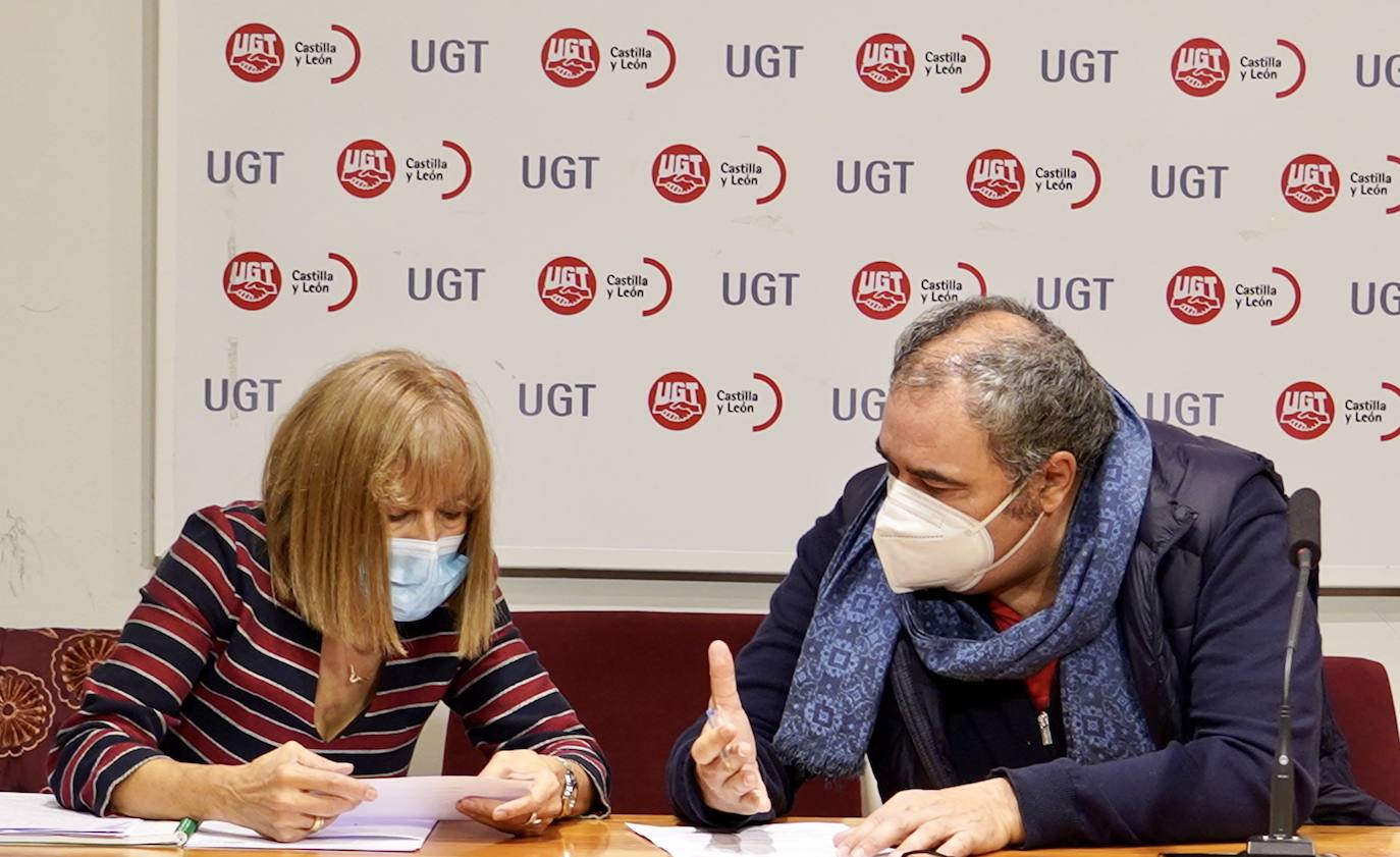 Fotos: UGT analiza la situación de las residencias de mayores