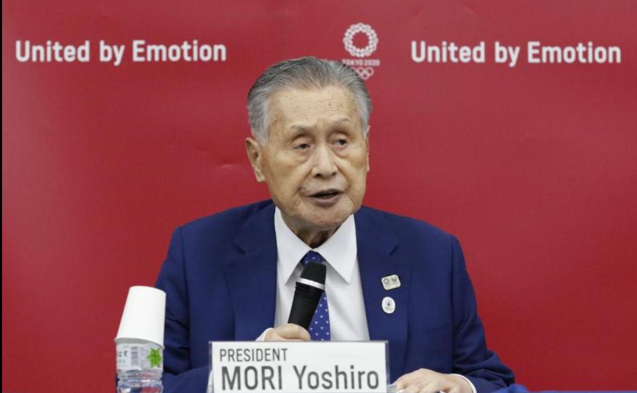 Yoshiro Mori, presidente del comité organizador de Tokio 2020. 