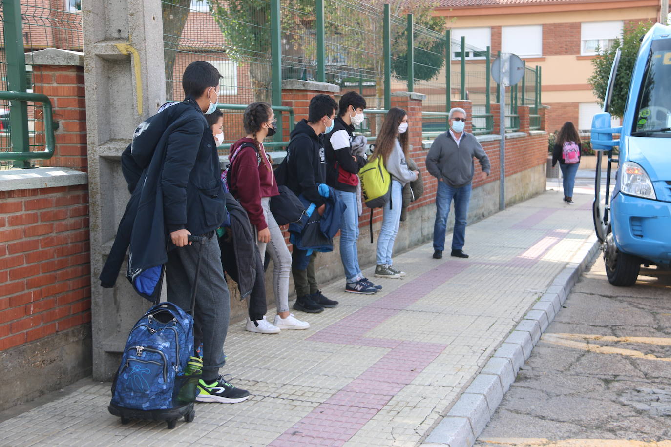 La Consejería de Educación sigue adelante con un protocolo que, de momento, no ha arrojado contagios en estas rutas.