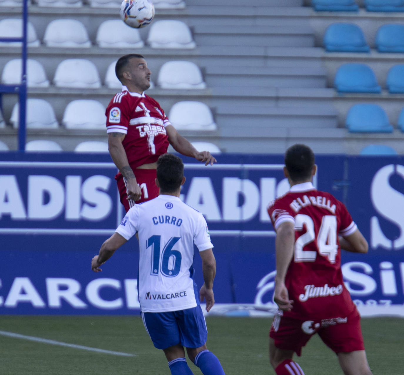 El equipo berciano vio rota su racha de triunfos en un partido donde su rival fue mejor.