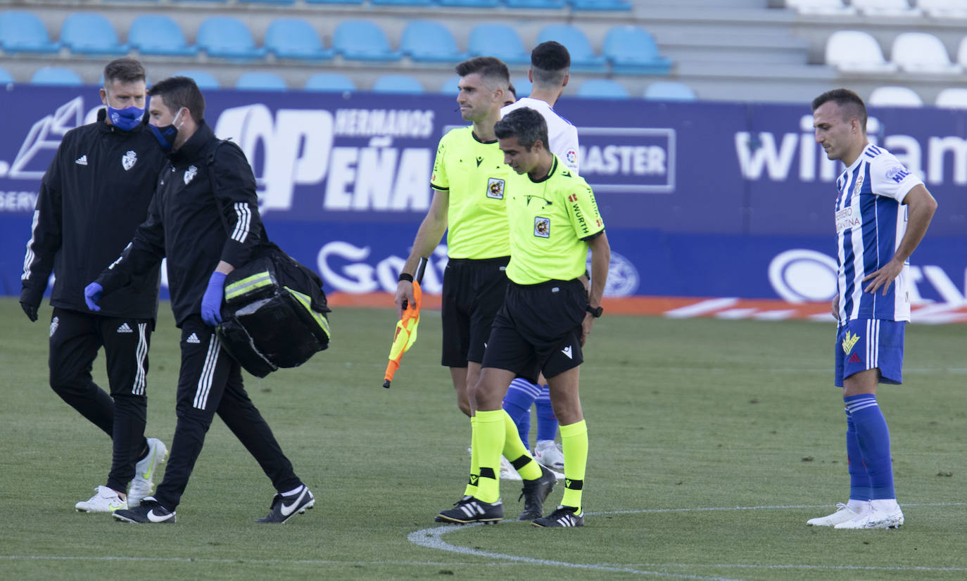 El equipo berciano vio rota su racha de triunfos en un partido donde su rival fue mejor.