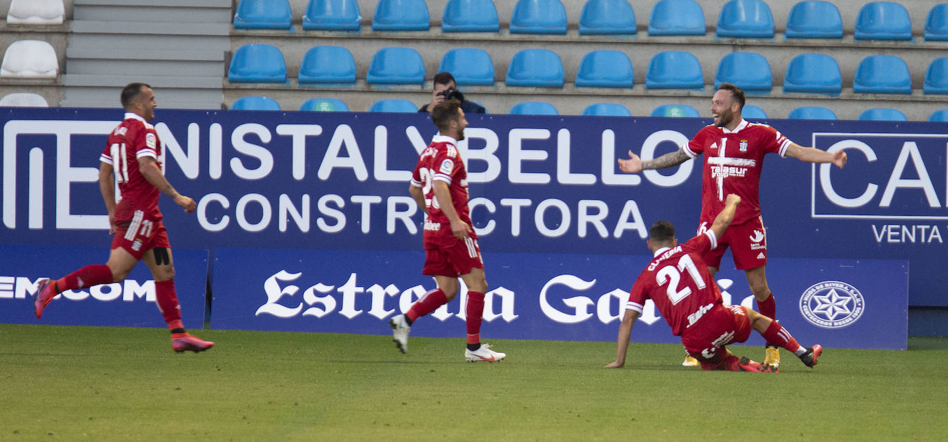 El equipo berciano vio rota su racha de triunfos en un partido donde su rival fue mejor.