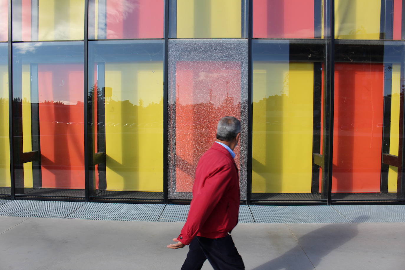 El Palacio de Exposiciones, en la mañana del martes. 