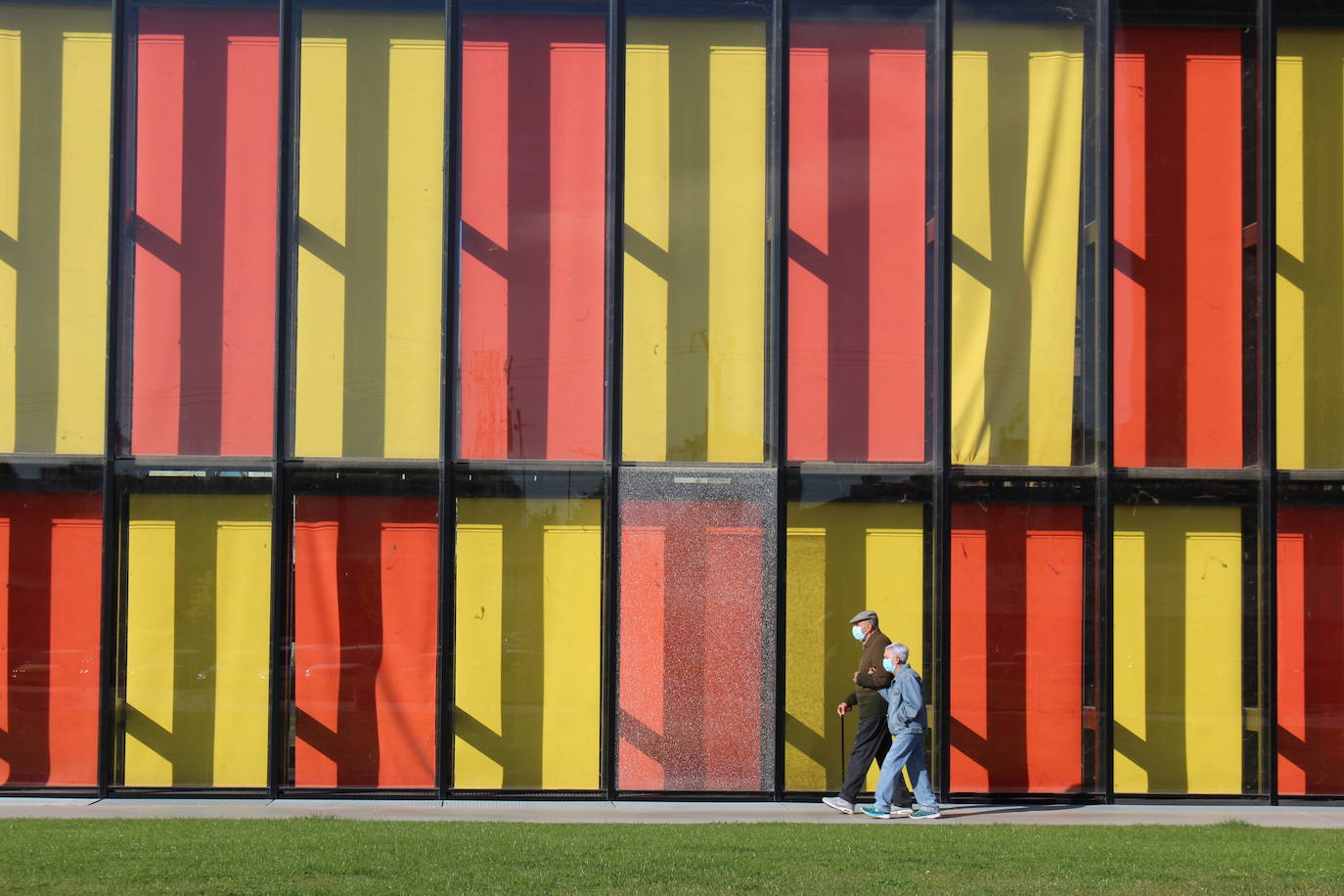El Palacio de Exposiciones, en la mañana del martes. 
