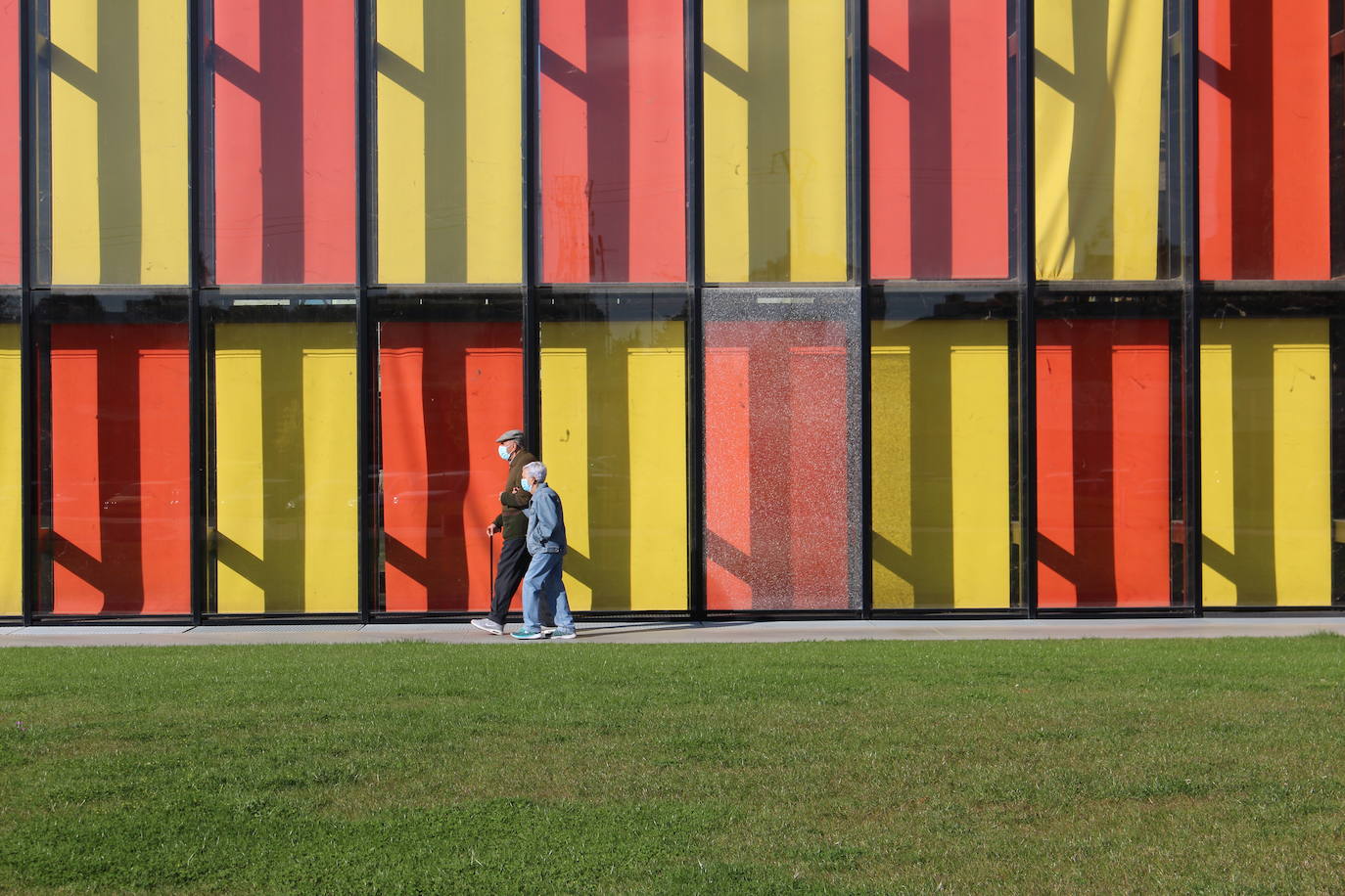 El Palacio de Exposiciones, en la mañana del martes. 