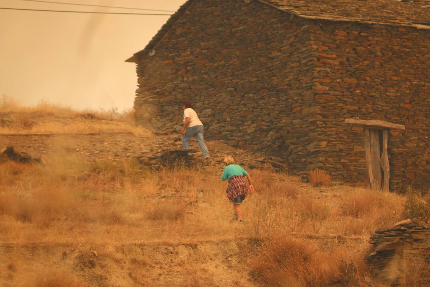 Fueron varios días de miedo, desolación y espanto para los vecinos de esta zona de la provincia de León.