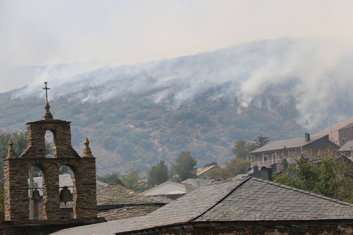 Fueron varios días de miedo, desolación y espanto para los vecinos de esta zona de la provincia de León.