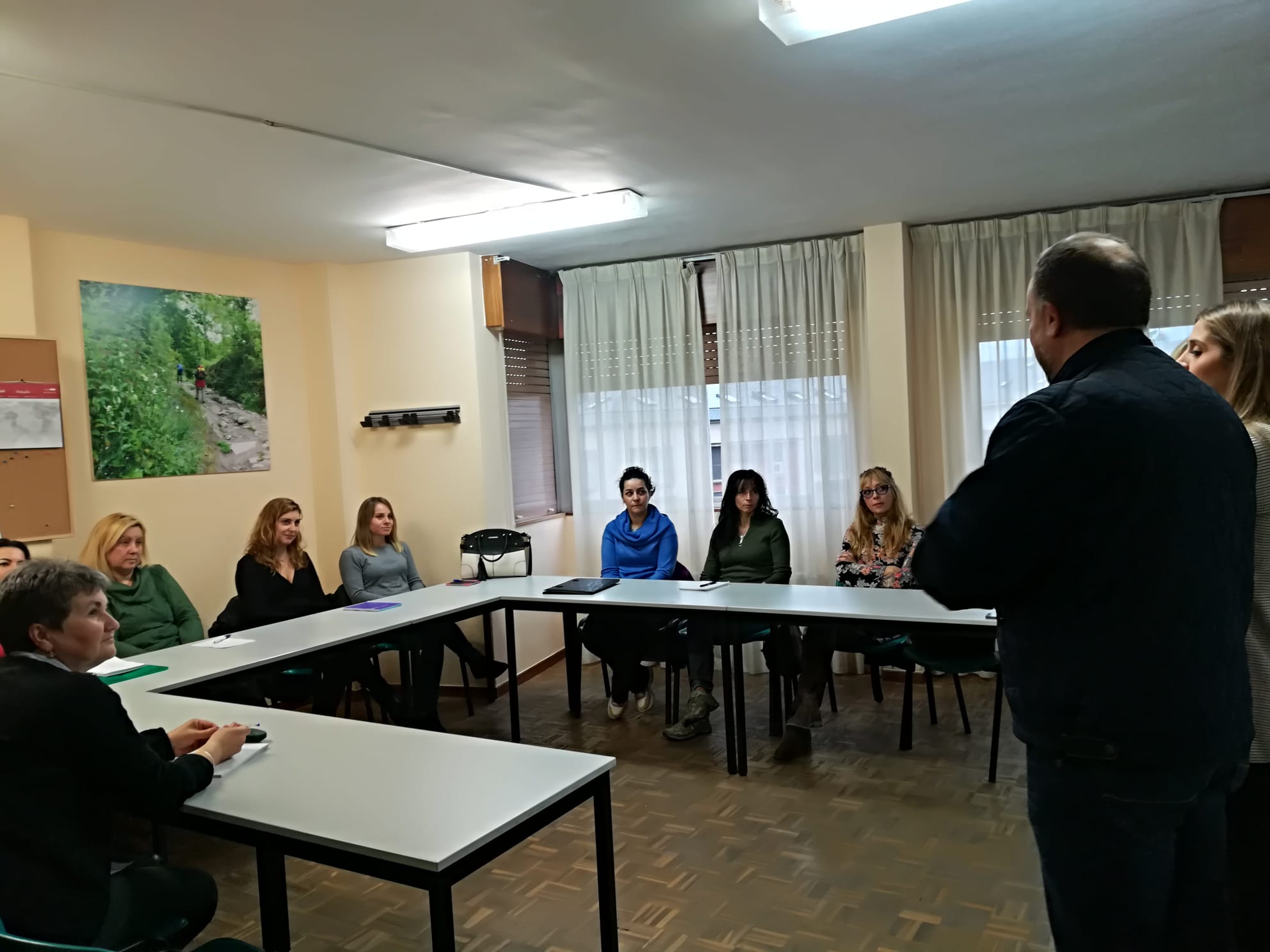 Participantes en el Programa Mixto de Formación y Empleo Lembranza IV en la modalidad de Atención Sociosanitaria a personas dependientes.