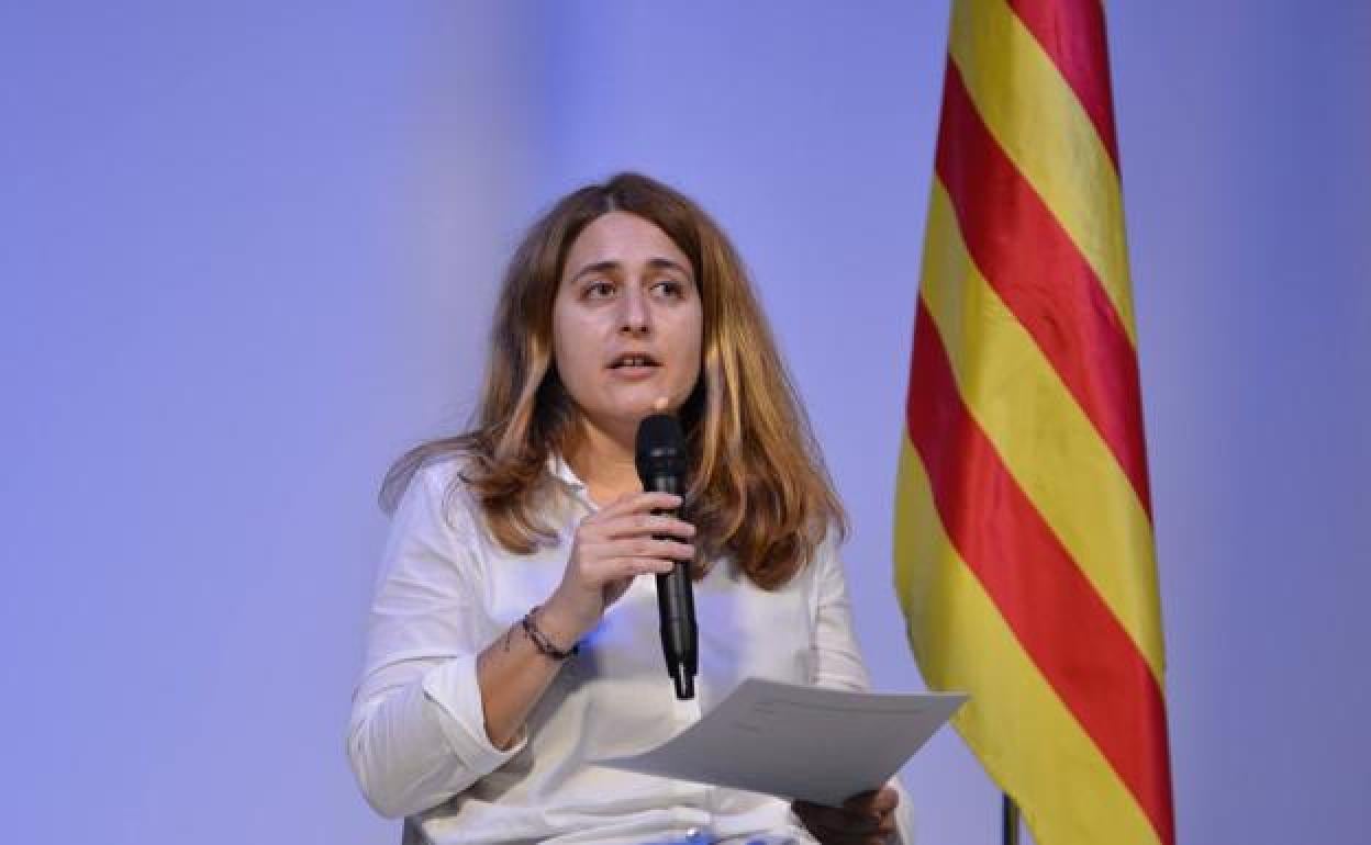 Marta Pascal, en un acto del PNC. 