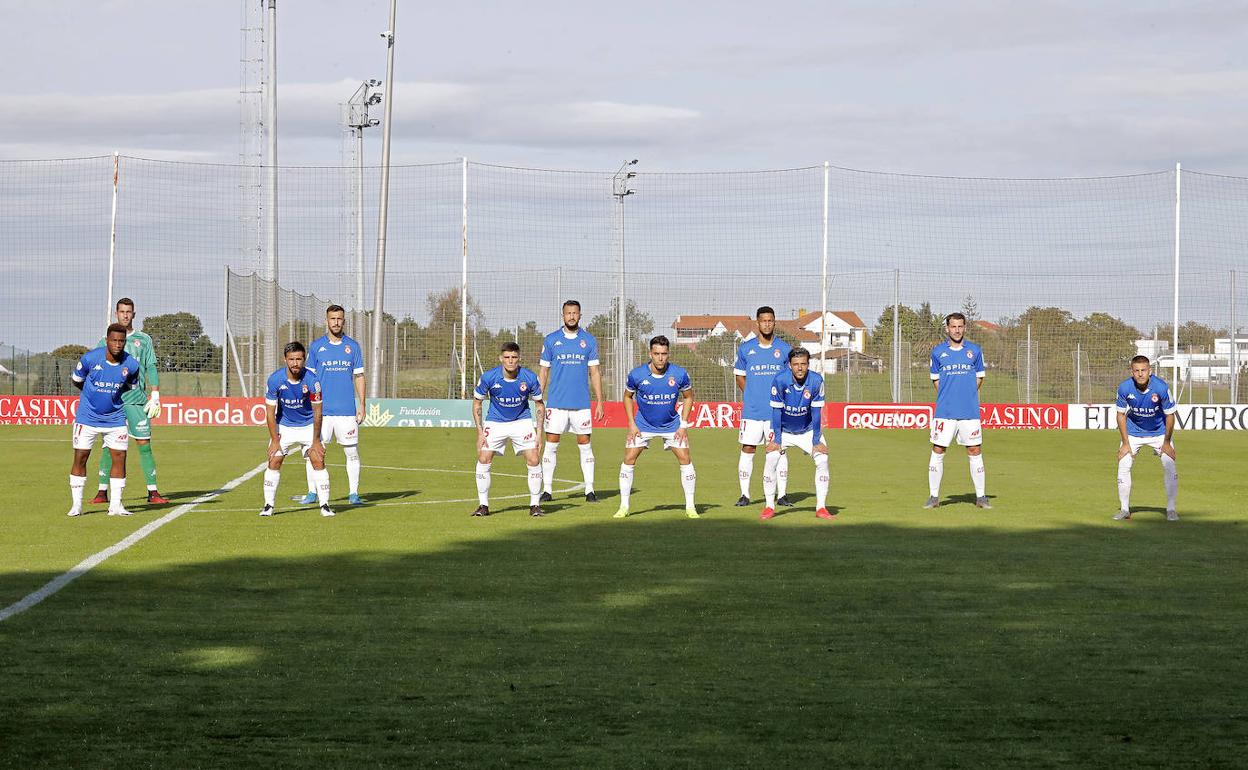 Once inicial de la Cultural en el partido ante el Sporting B.