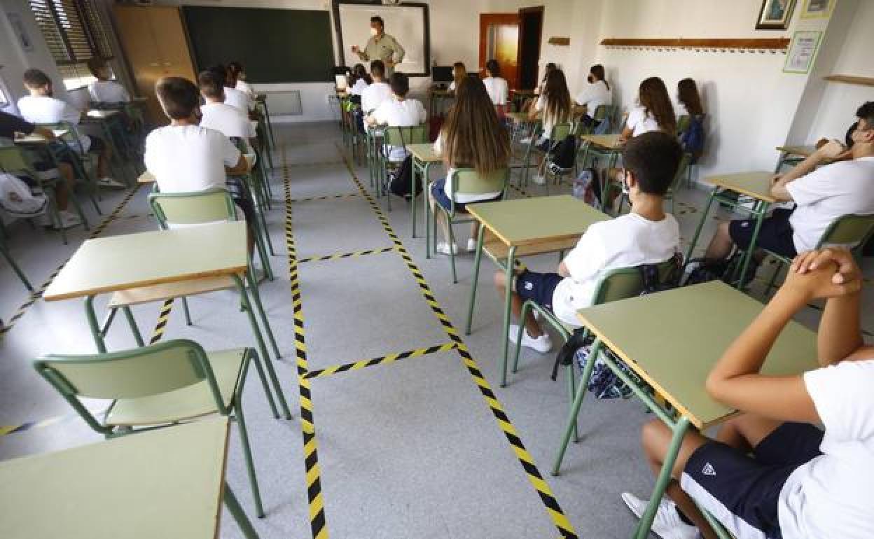 Clases con medidas sanitarias en la provincia.