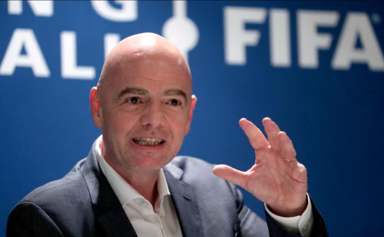 Gianni Infantino, presidente de la FIFA. 