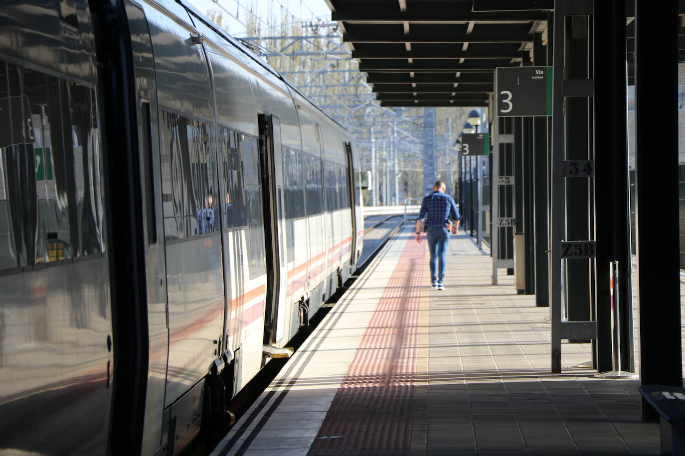 Fotos: Primeros controles en la Estación de Tren